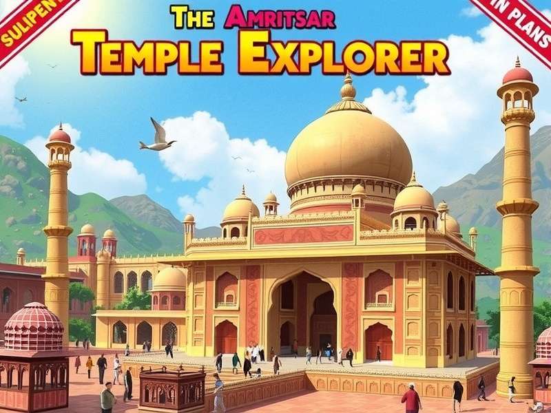 Amritsar Temple Explorer Game Screenshot